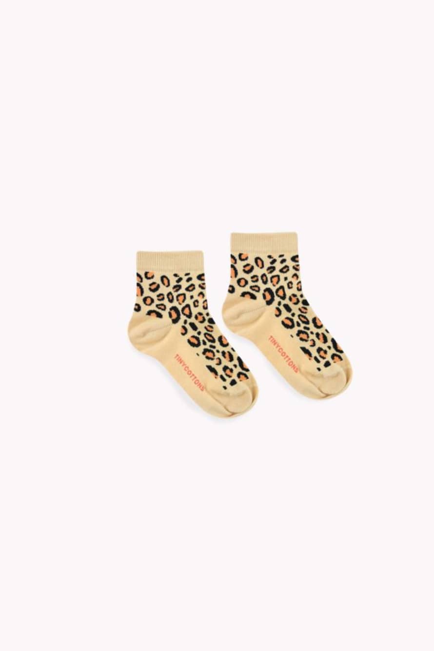 Tinycottons Sand and Brown Animal Print Socks