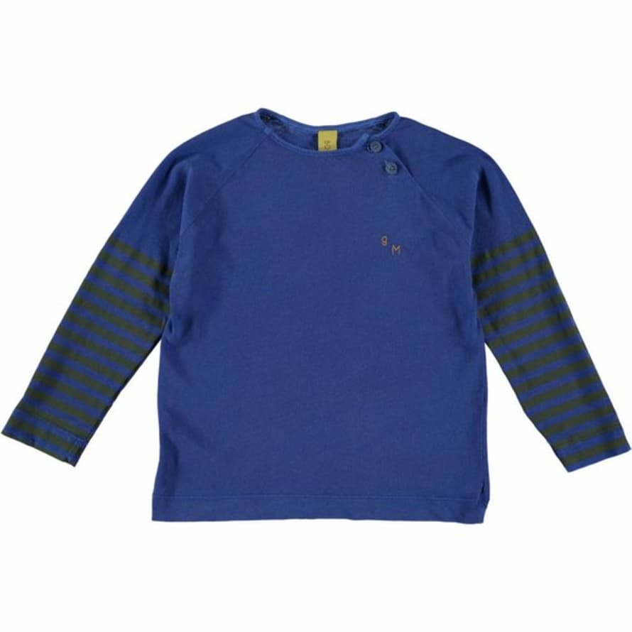 bonmot organic Blue Long Sleeve T Shirt