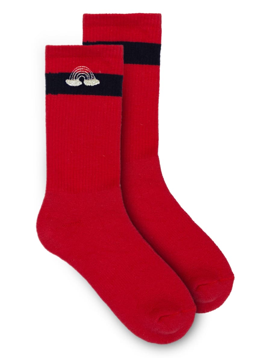 Bobo Choses Red Sport Socks