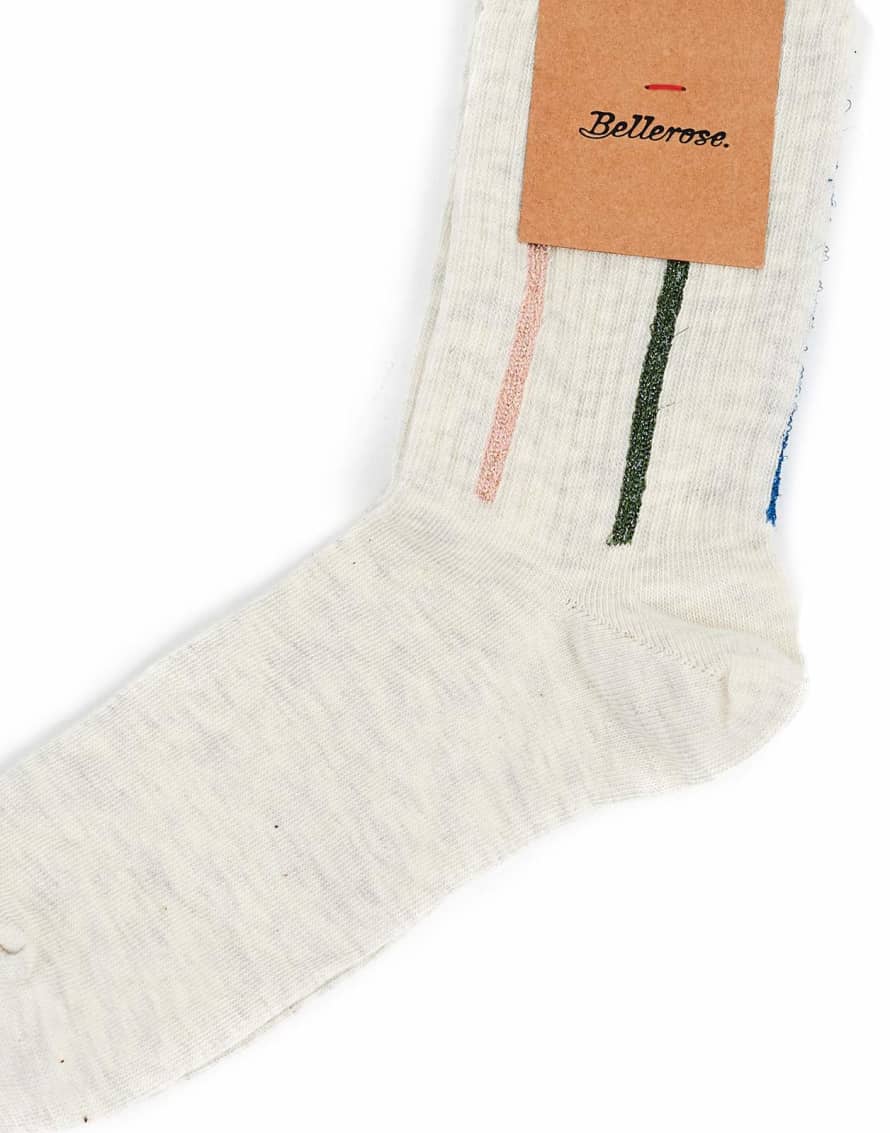 bellrose Beige Medium Faid High Socks