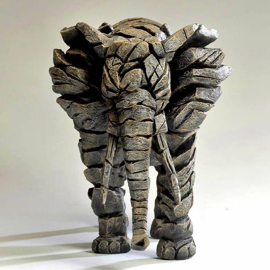 Edge Elephant Mocha Sculpture By Matt Buckley