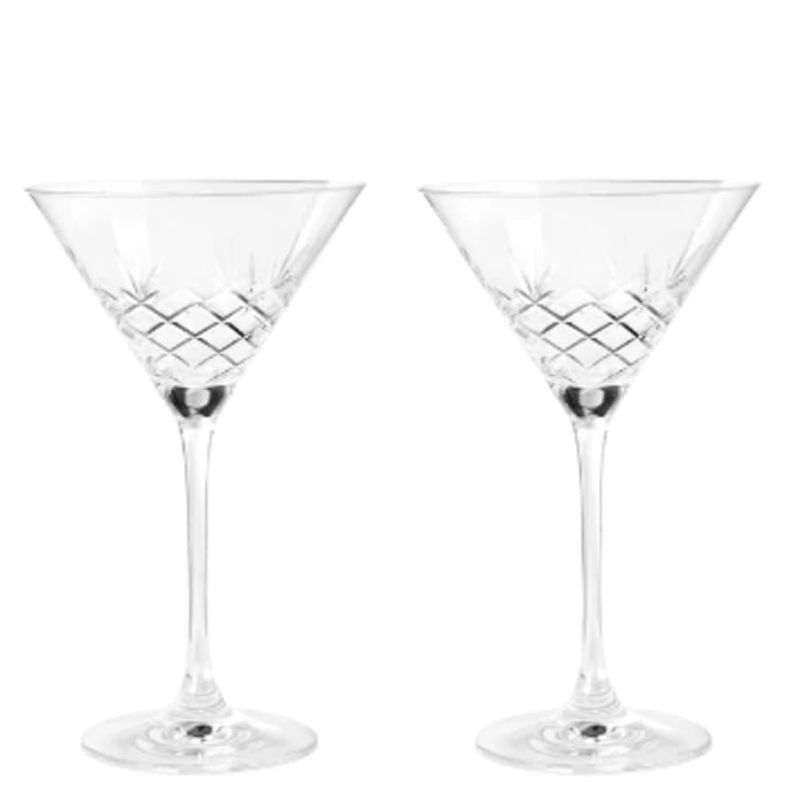 Frederik Bagger 220ml Crystal Cocktail Glasses 2 Pieces