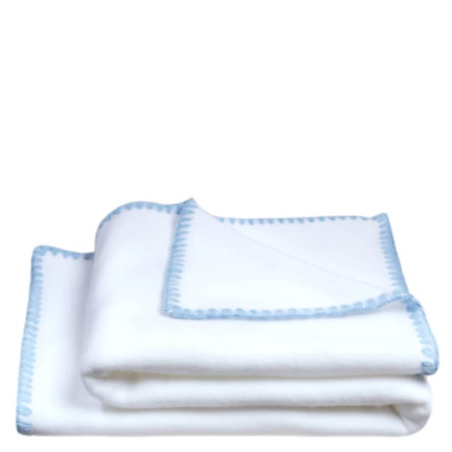 Zoeppritz Azure Soft Fleece Baby Blanket