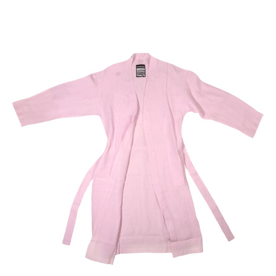 Zoeppritz Rose Linen Stay Forever Bathrobe