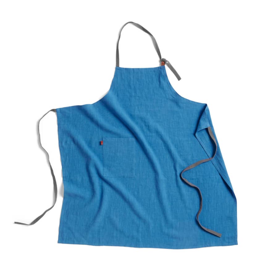 HAY Sky Blue Cotton Apron