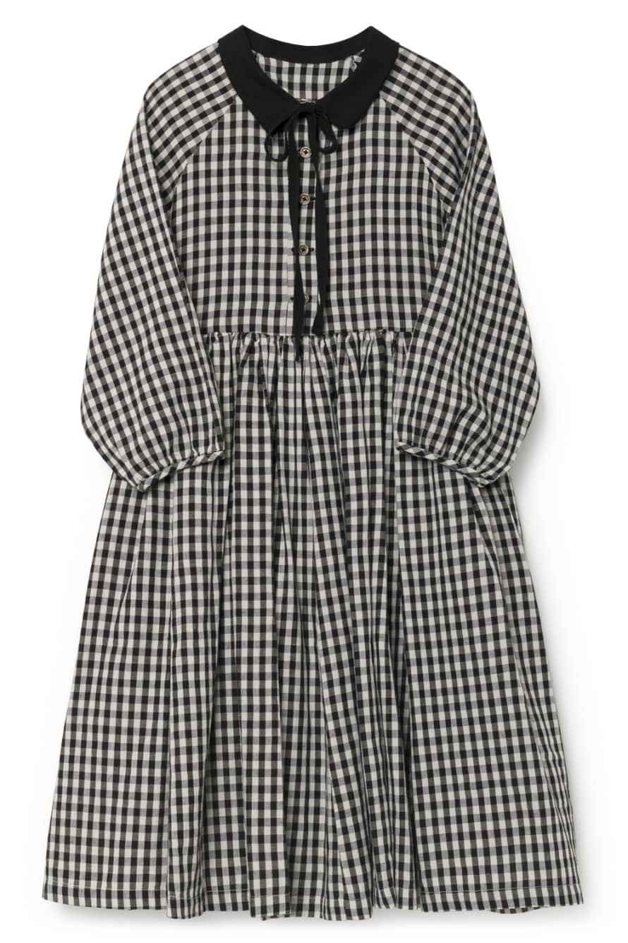 little creative factory 6 Years Cotton Checked Dress