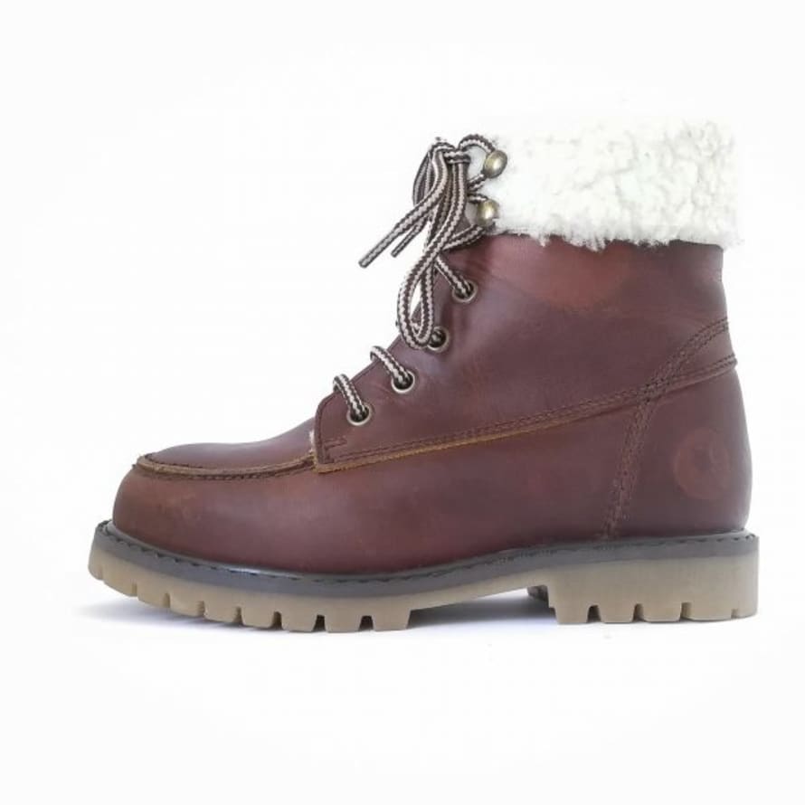 LMDI COLLECTION Brown Botin Forest Ankle Boots