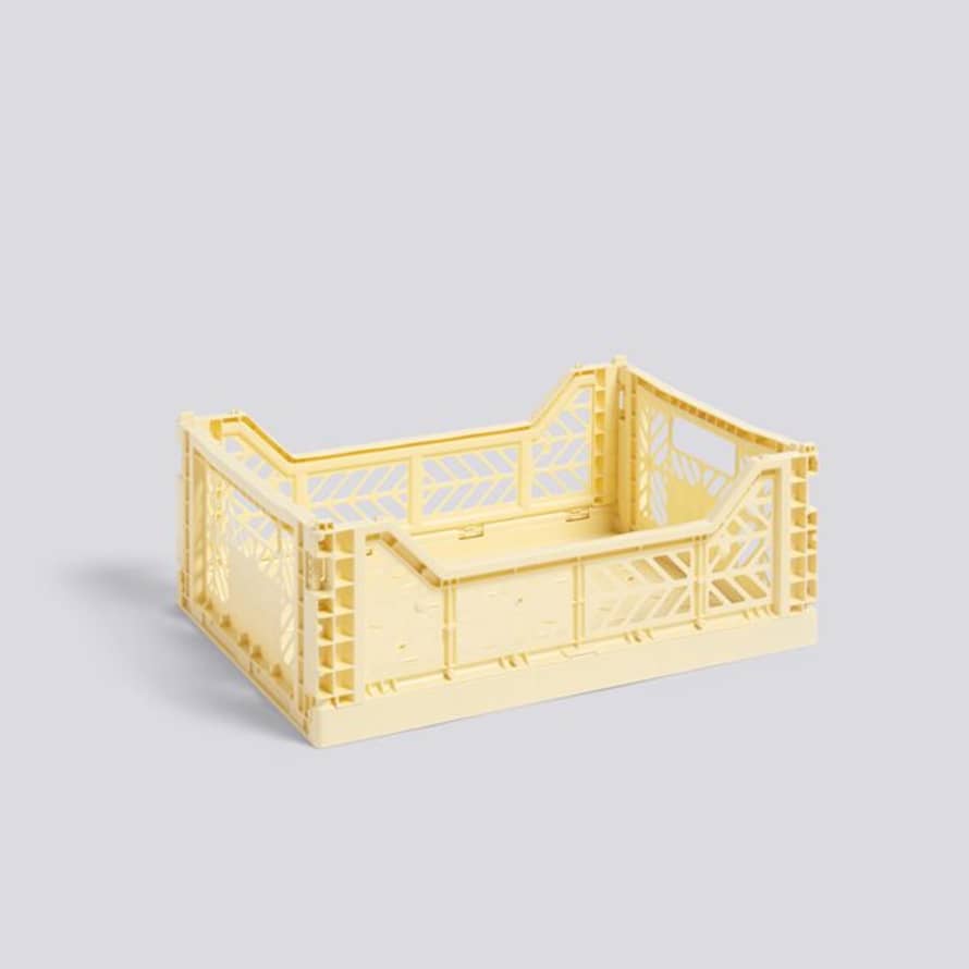 HAY Medium Light Yellow Colour Crate