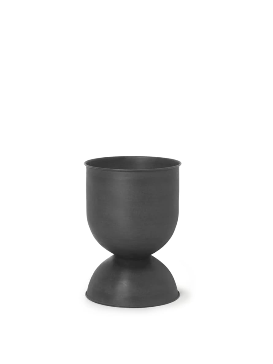 Ferm Living Small Black Hourglass Pot