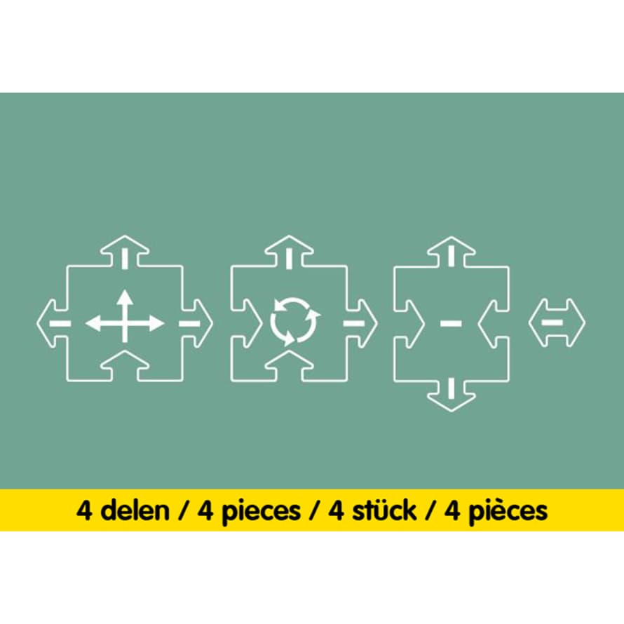 WAYTOPLAY Set of 4 Spielstrasse Intersections Expansion Set Toy