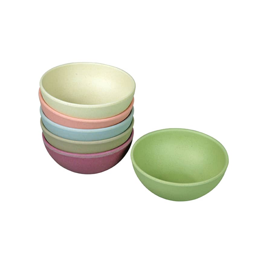 Zuperzozial Set of 6 130ml Dawn Colors Tasty Treats Snack Bowl