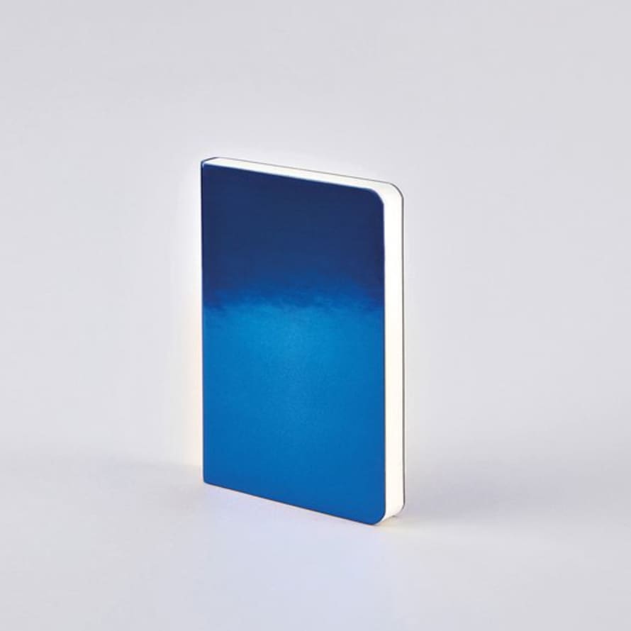 Nuuna Notebook Artificial Leather Cover Shiny Starlet S Blue
