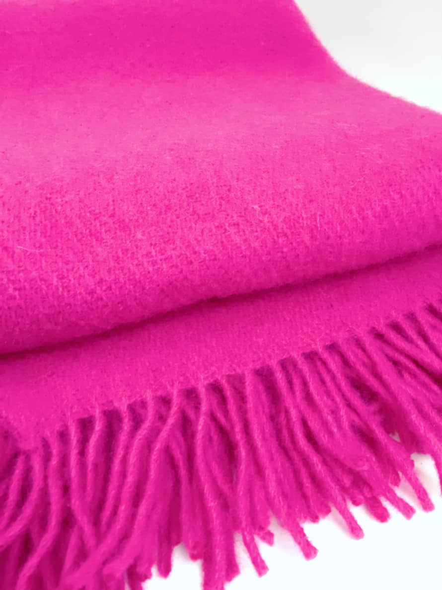 D&T Blanket Wool Basic Pink FB 714