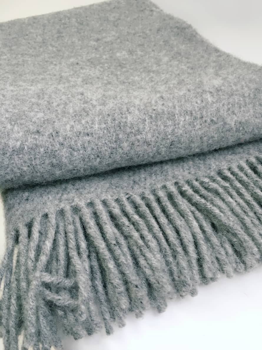 D&T Blanket Wool Basic Light Gray 3023