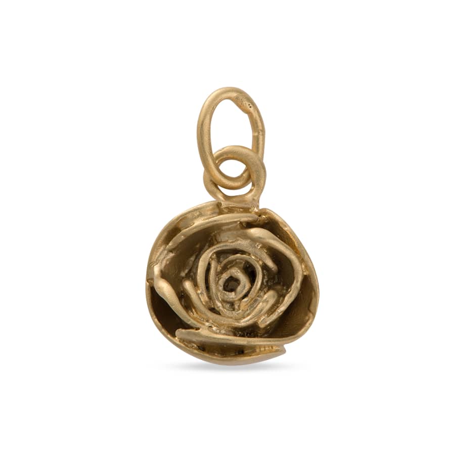 LICENSED TO CHARM Licensed to Charm - Gold Vermeil Rose Charm