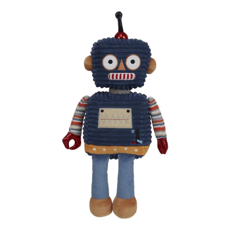 Wilberry Dark Blue Robot Soft Toy 