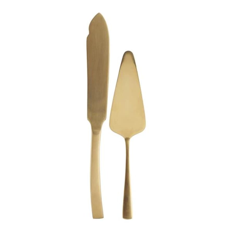 Nicolas Vahé  Cake Servers Golden