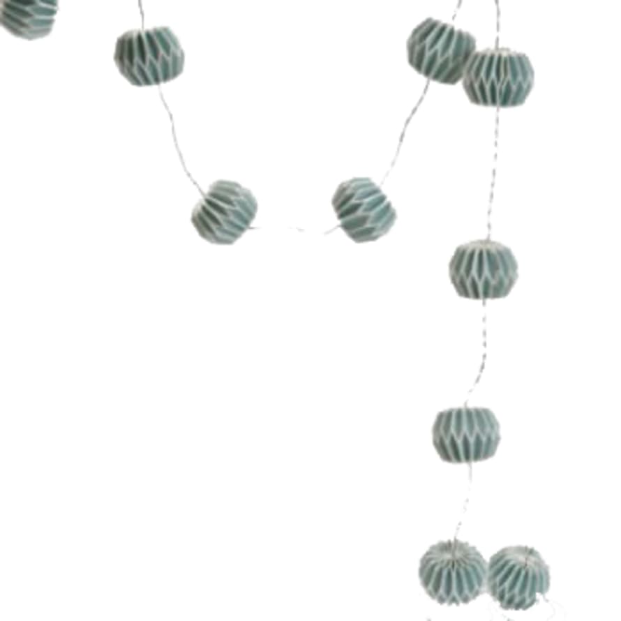 Dröm Collection Garland with blue-green light