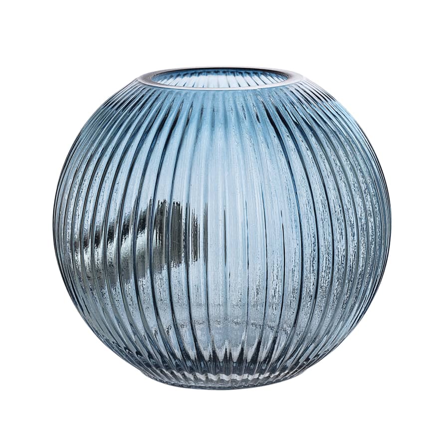 Bloomingville Blue Glass Table Lamp