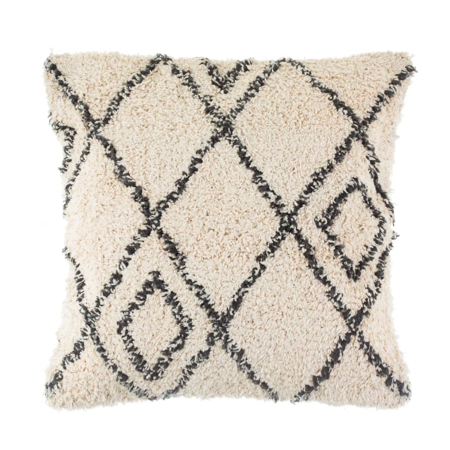 Sass & Belle  Berber Diamond Patterned Cushion