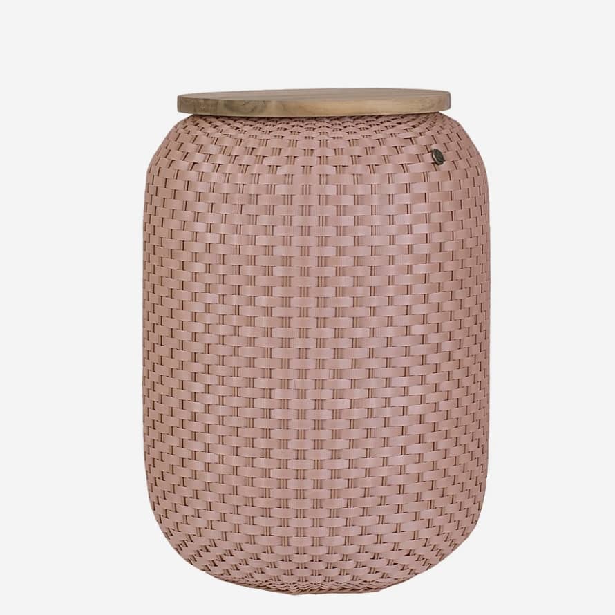 Handed By  Halo High Storage Basket Table Seat Copper Blush