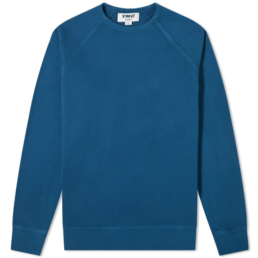 YMC Blue Schrank Raglan Sweat