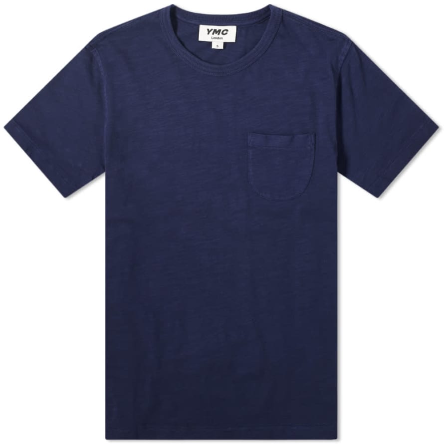 YMC Navy Wild Ones Pocket Tee