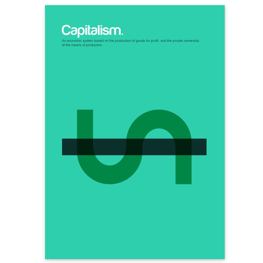 Genis Carreras Capitalism Graphic Art Print