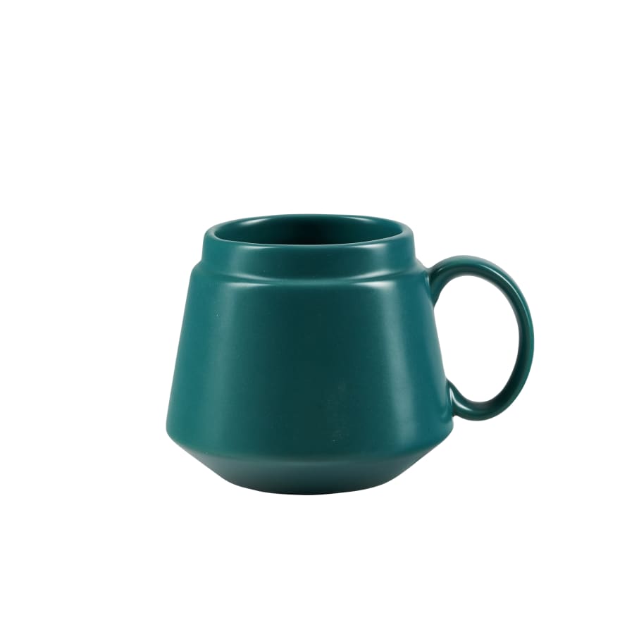 Hend Krichen Matt Teal Ceramic Mug