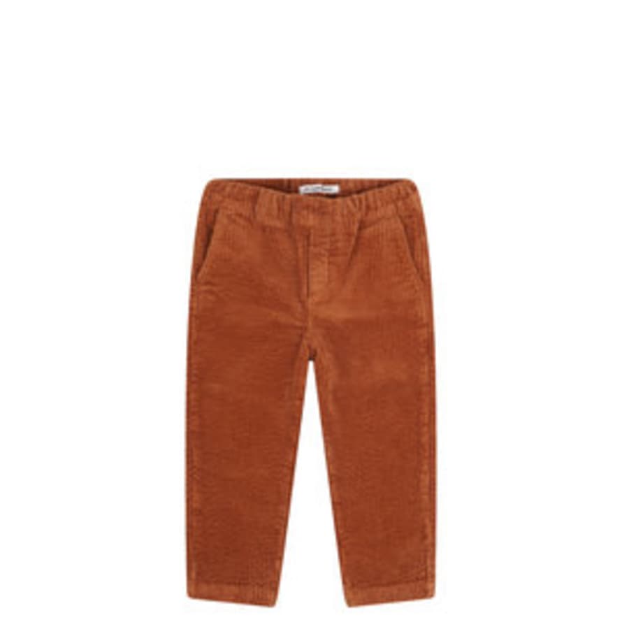 MINGO Leather Brown Tapared Trouser