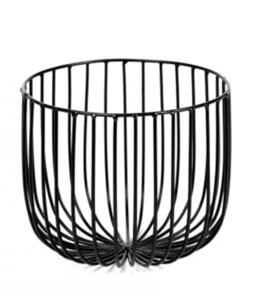 Serax Black Iron Catu Basket