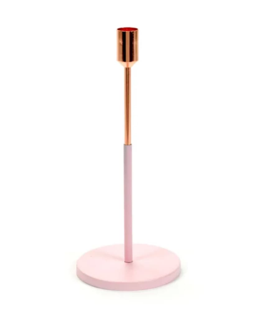 Serax 27cm Pink and Copper High Candlestick