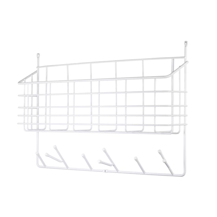 Maze Interior Ecofriendly white wall storage basket