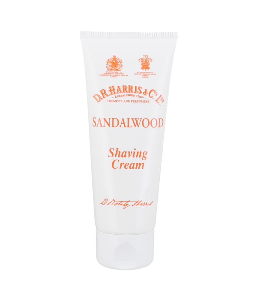 D. R. Harris 75g Sandalwood Shaving Cream Tube 