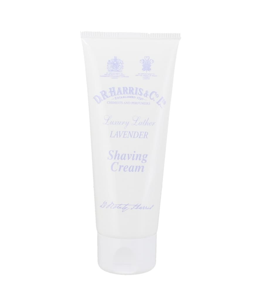 D. R. Harris 75g Lavender Luxury Lather Shaving Cream Tube 