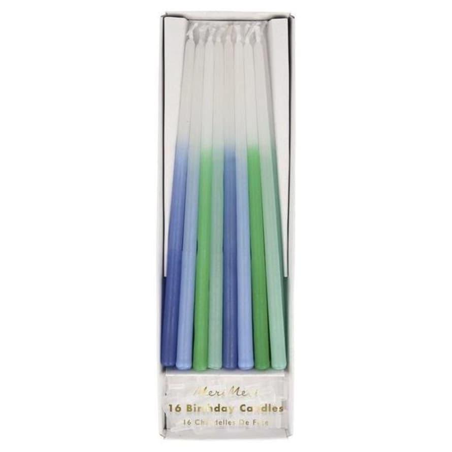 Meri Meri Blue Dipped Tapered Candles