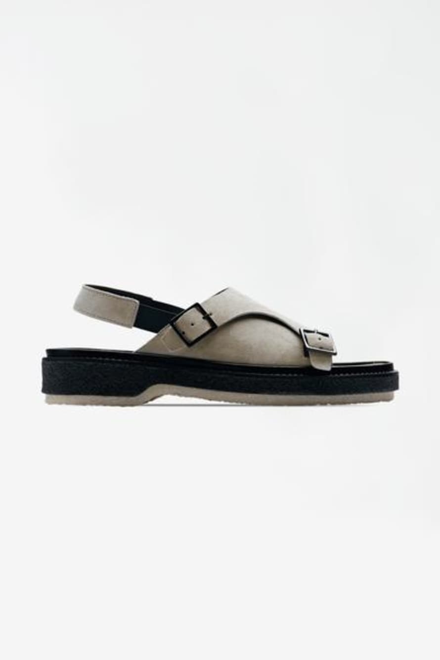 Adieu Grey Type 140 Suede Calf Sandals