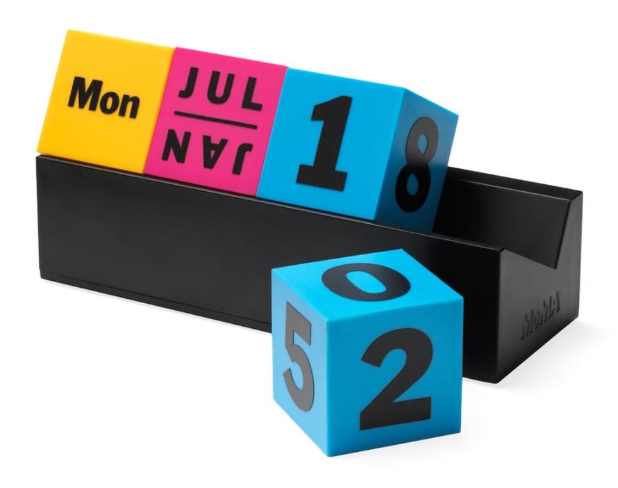 MoMA Cubes Perpetual Calendar Cmyk