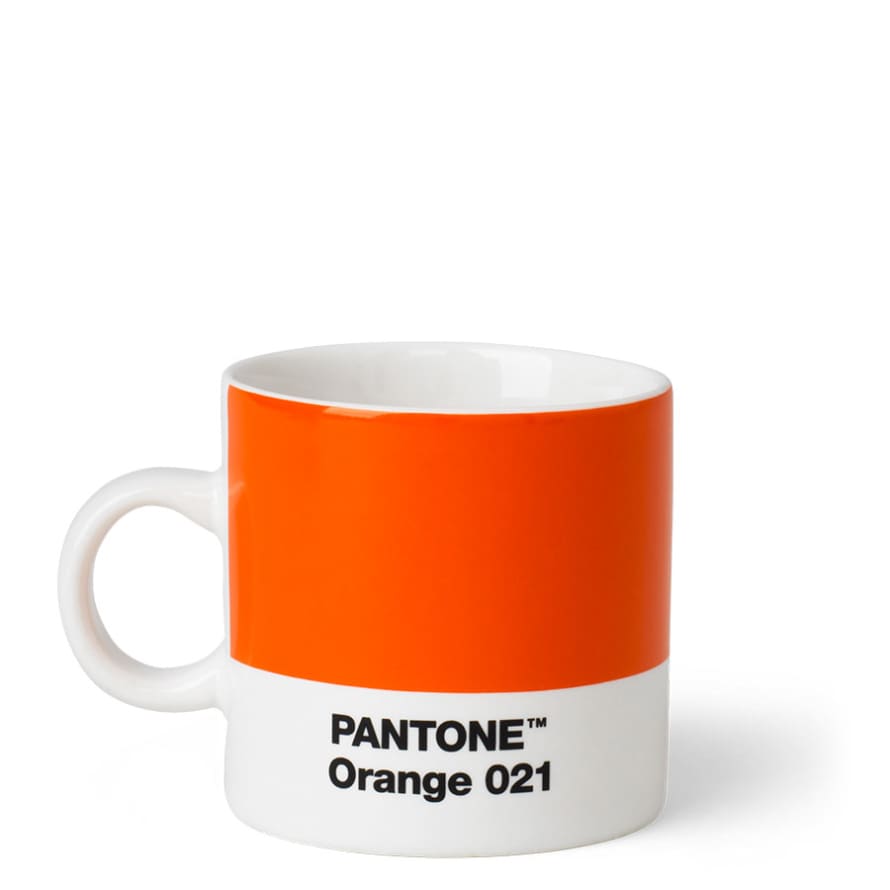 Copenhagen Design Pantone Living Espresso Cup Orange 021