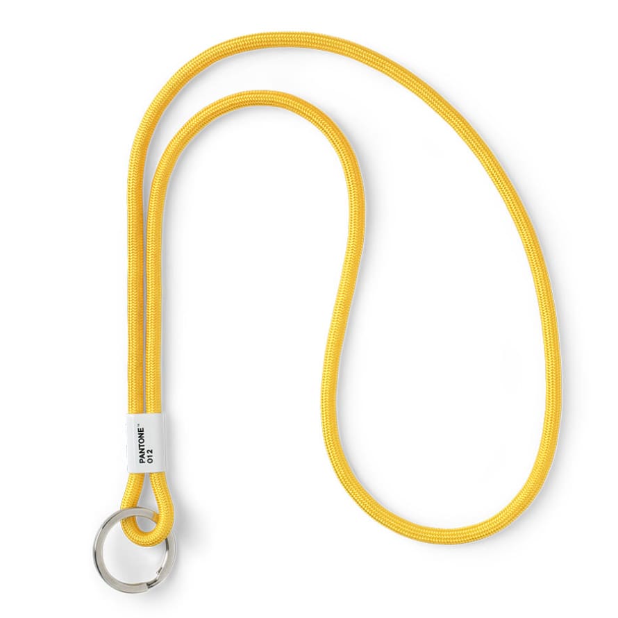 Copenhagen Design Pantone Living Keychain Long Yellow 012