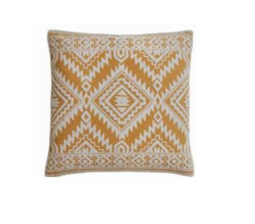 Bungalow DK Tribal Curry Embroidered Cushion Cover