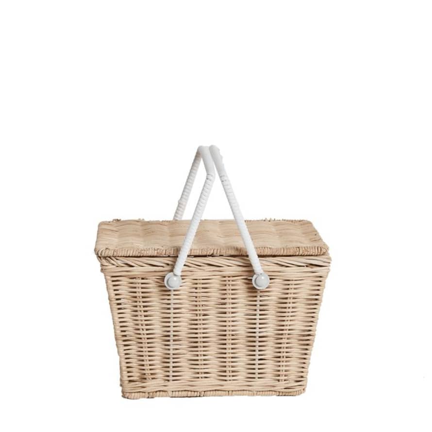 Olli Ella Natural Rattan Straw Piki Basket