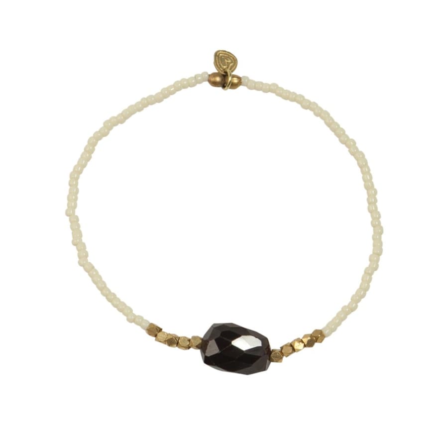 A Beautiful Story Gold and Black Onyx Joy Bracelet