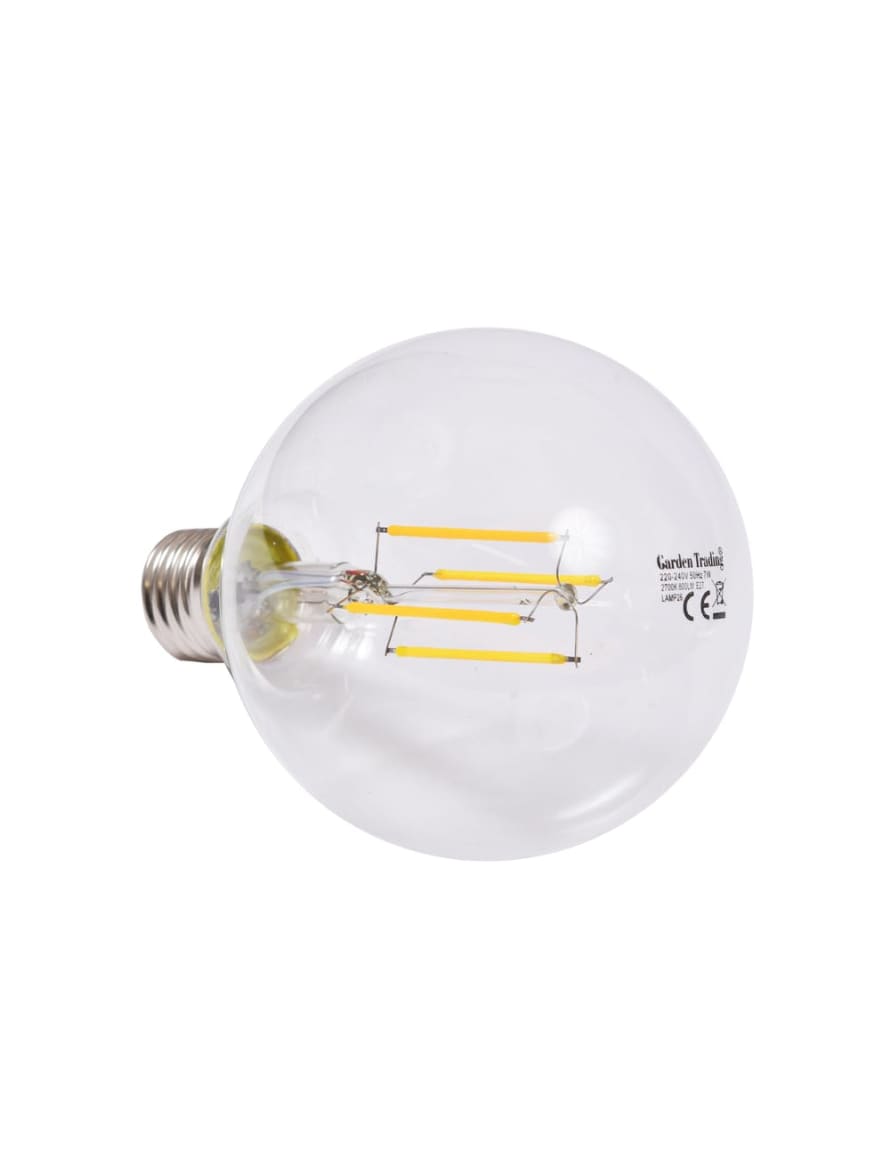 Garden Trading Clear Straight Filament Globe LED Bulb