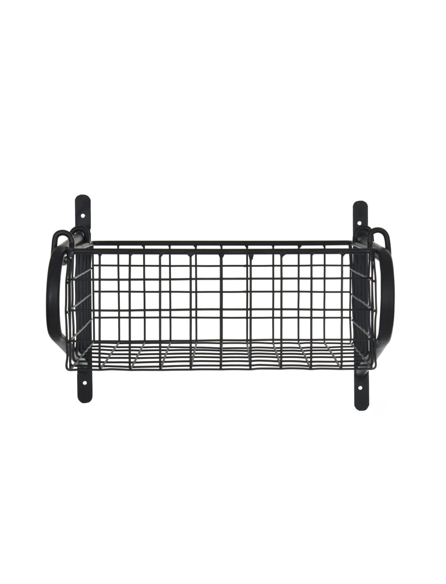 Garden Trading Small Powder Coated Steel Basket Shelf