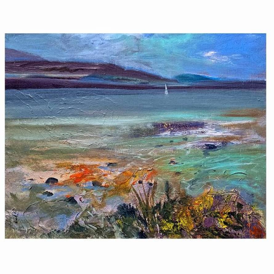 Arie Vardi Small Rocky Shore Orkney Art Print