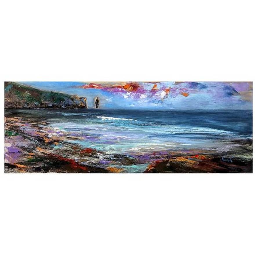 Arie Vardi Large Working Of The Wind Sandwood Bay Art Print