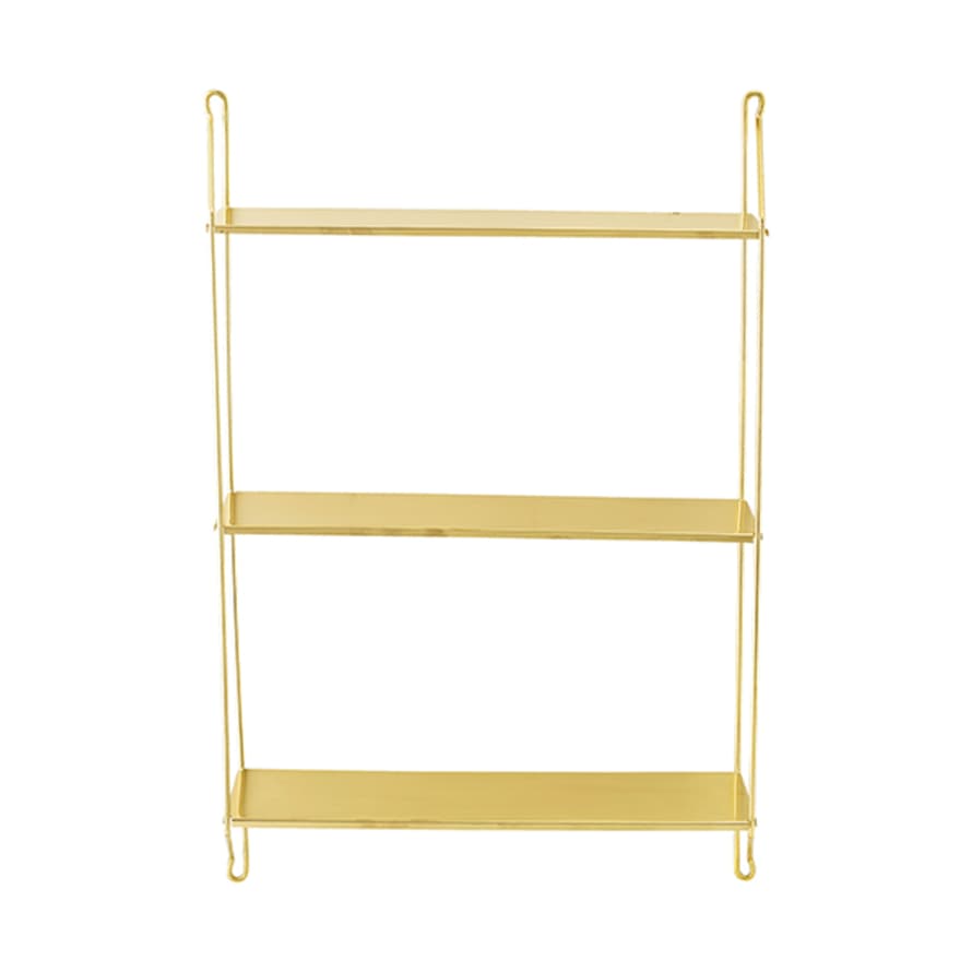 Mink Interiors Delphine Brass Shelving Unit