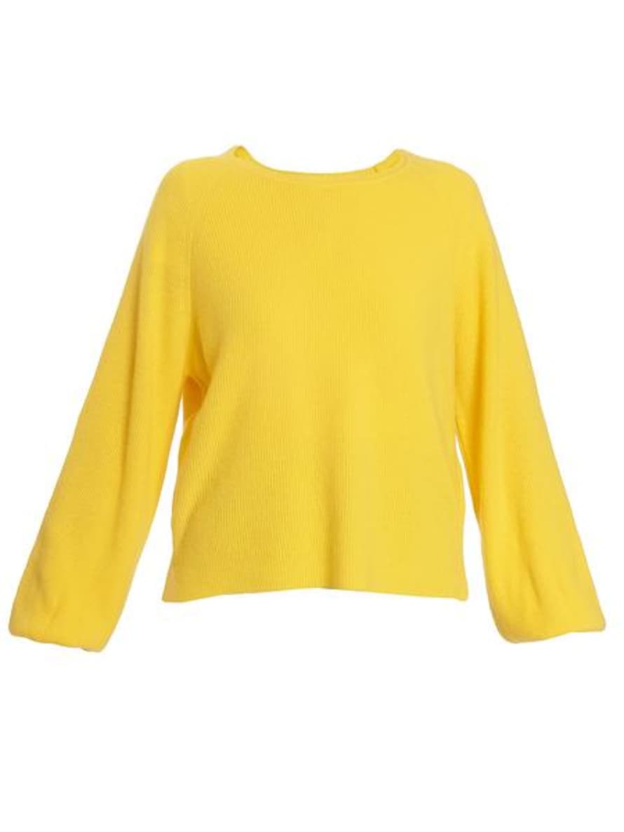 Trouva: Brooklyn Balloon Sleeve Jumper Yellow