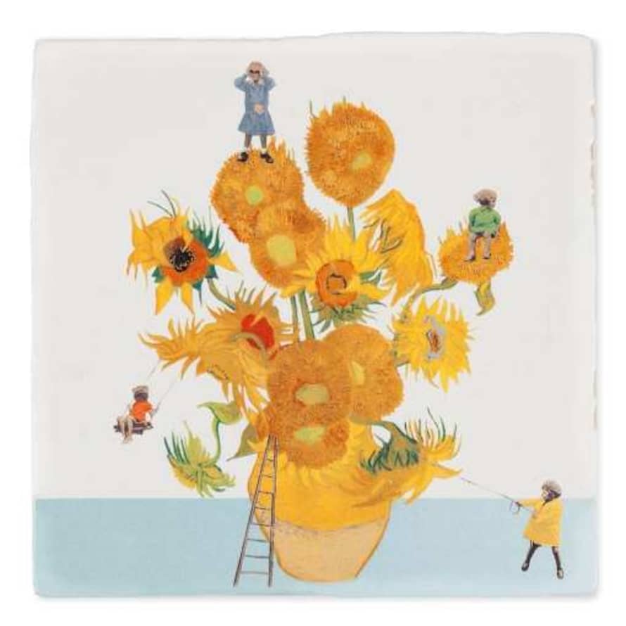 STORYTILES The Sunflower Expedtion - van Gogh Museum Tile